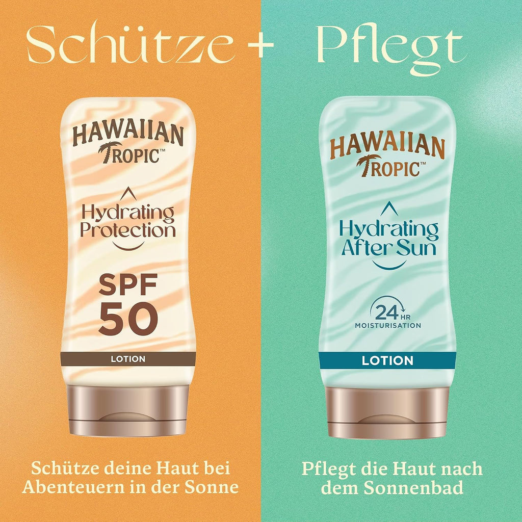 Hawaiian Tropic Hydrating After Sun 180 ml Aloe Vera vegan Erhaltung Braeune