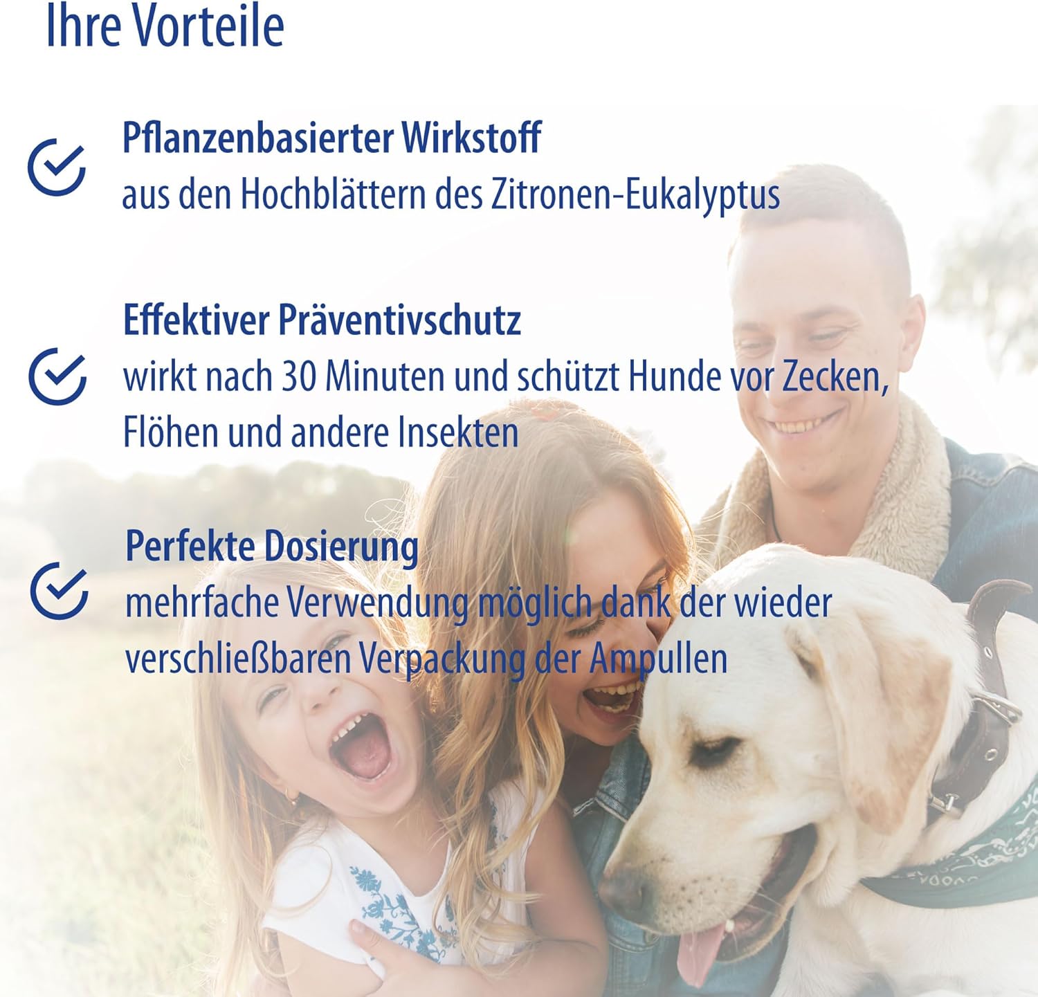Spot on Hund pflanzenbasiertes Zeckenmittel bis 15 Wochen Schutz ohne Chemie