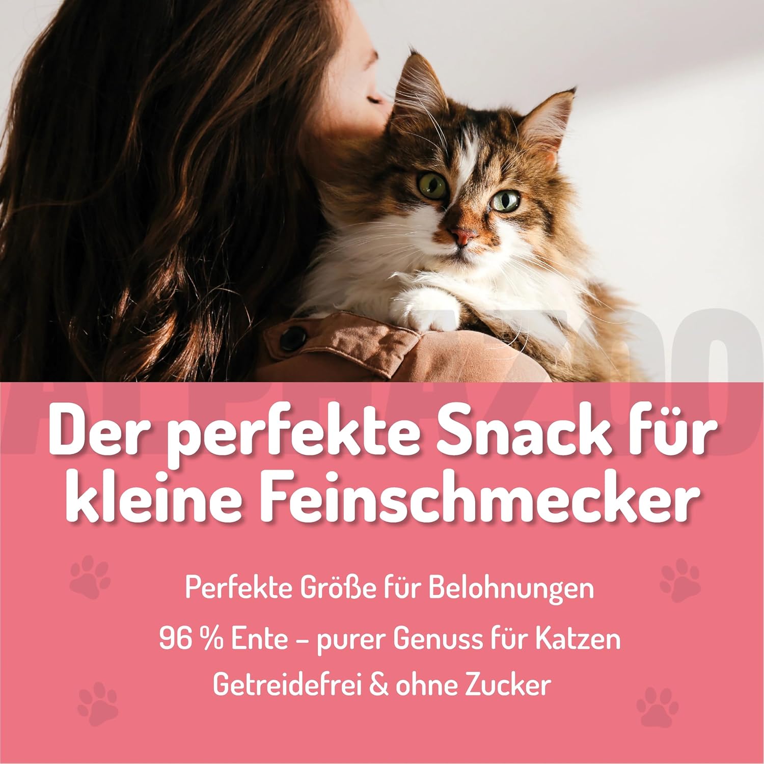 alphazoo Katzensnack Ente, getreidefrei, 96% Ente, verschiedene Sorten, 21,6