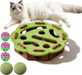 Intelligenzspielzeug für Katze Fummelbrett Labyrinth Kratzbox Filz