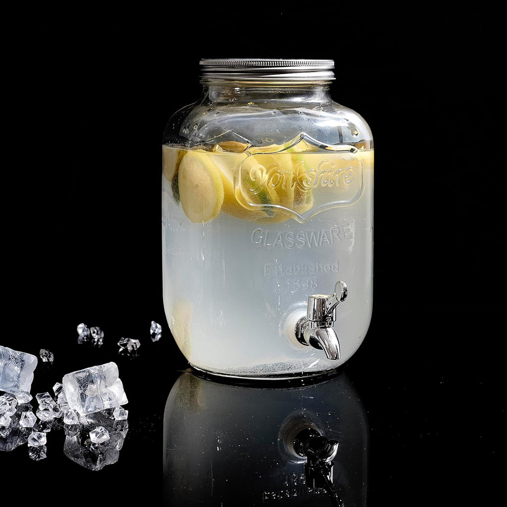 Saveur et Degustation Fontaine Glasgetraenk klar Glas 15x15x25,5cm 25,5cm