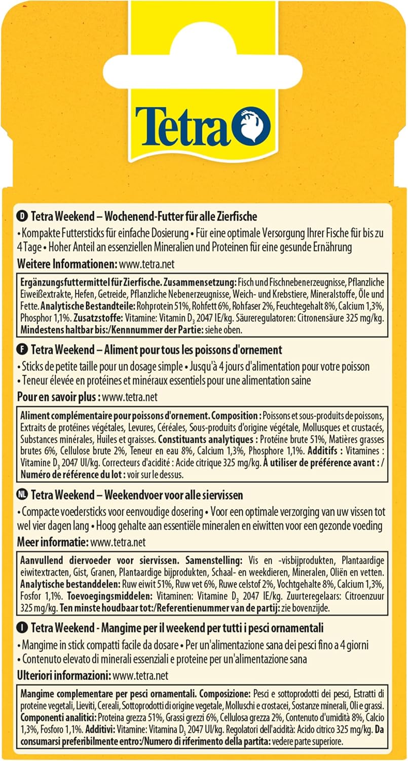 TetraMin Weekend Futtersticks Wochenendfutter fuer Zierfische