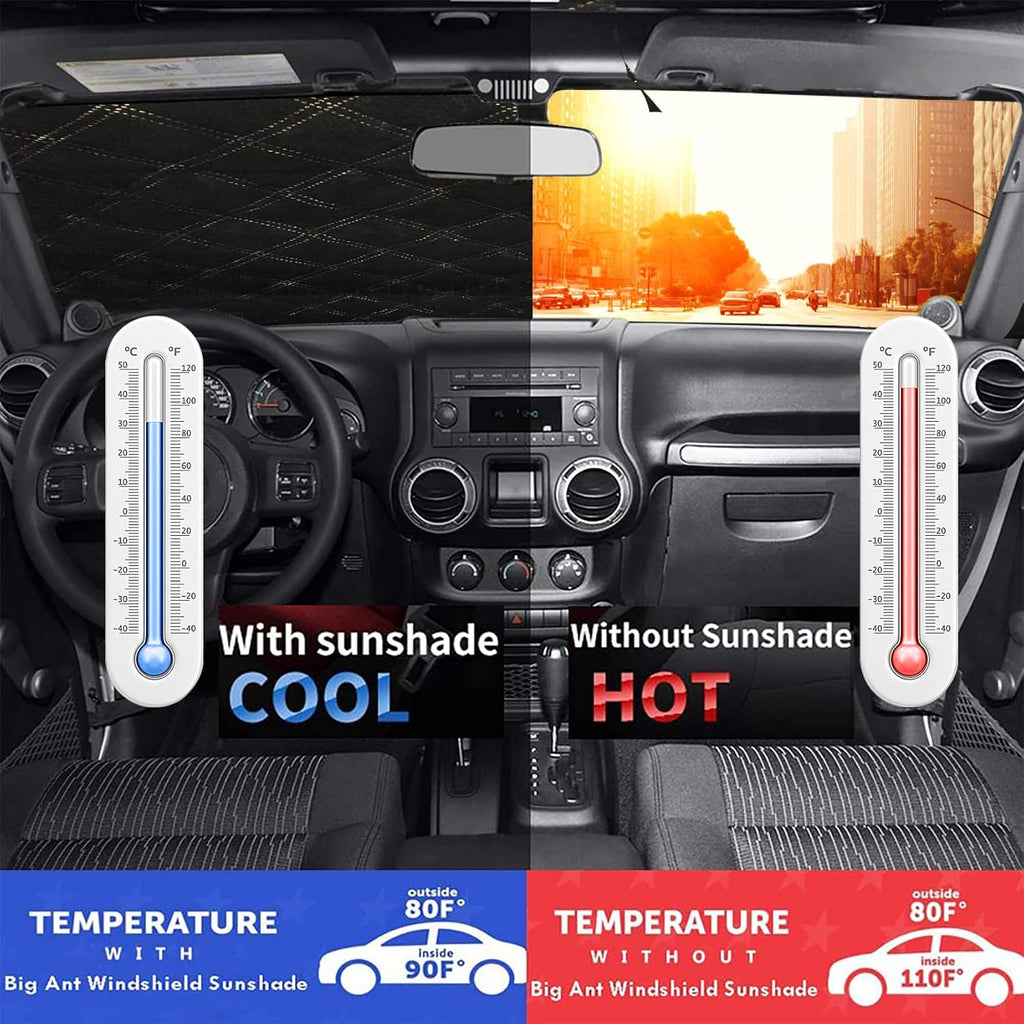 Auto Frontscheiben-Sonnenschutz Thermomatte UV-Schutz dick Fahrerhaus