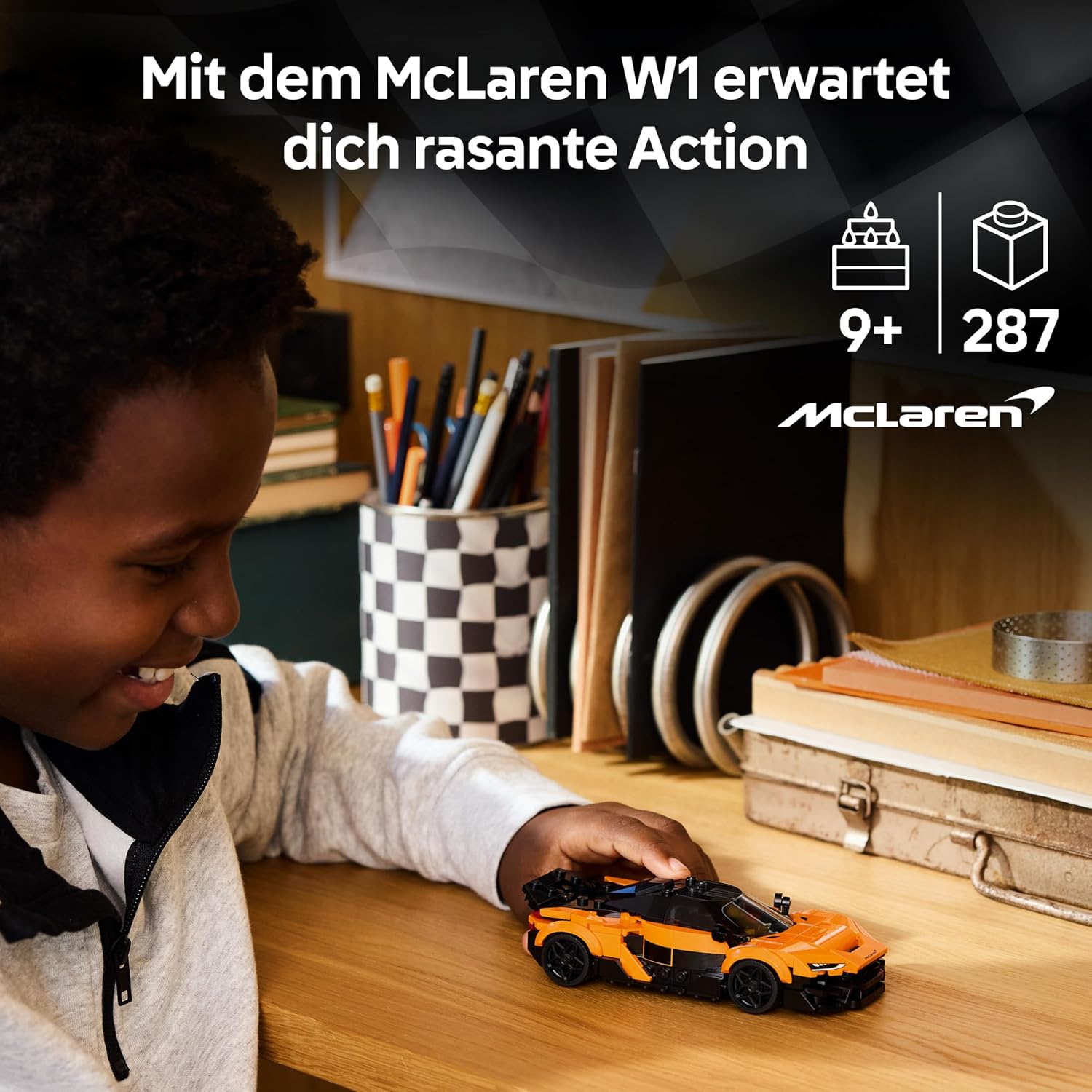 LEGO Speed Champions McLaren Senna GTR Modellauto mit Fahrer-Minifigur