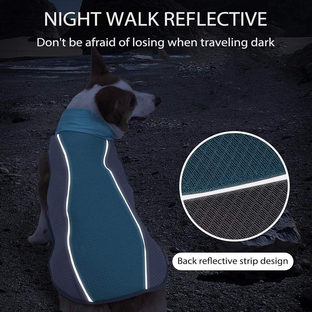 TYXHXTF Hundekuehlweste Sommer Kuehljacke fuer Wandern und Training