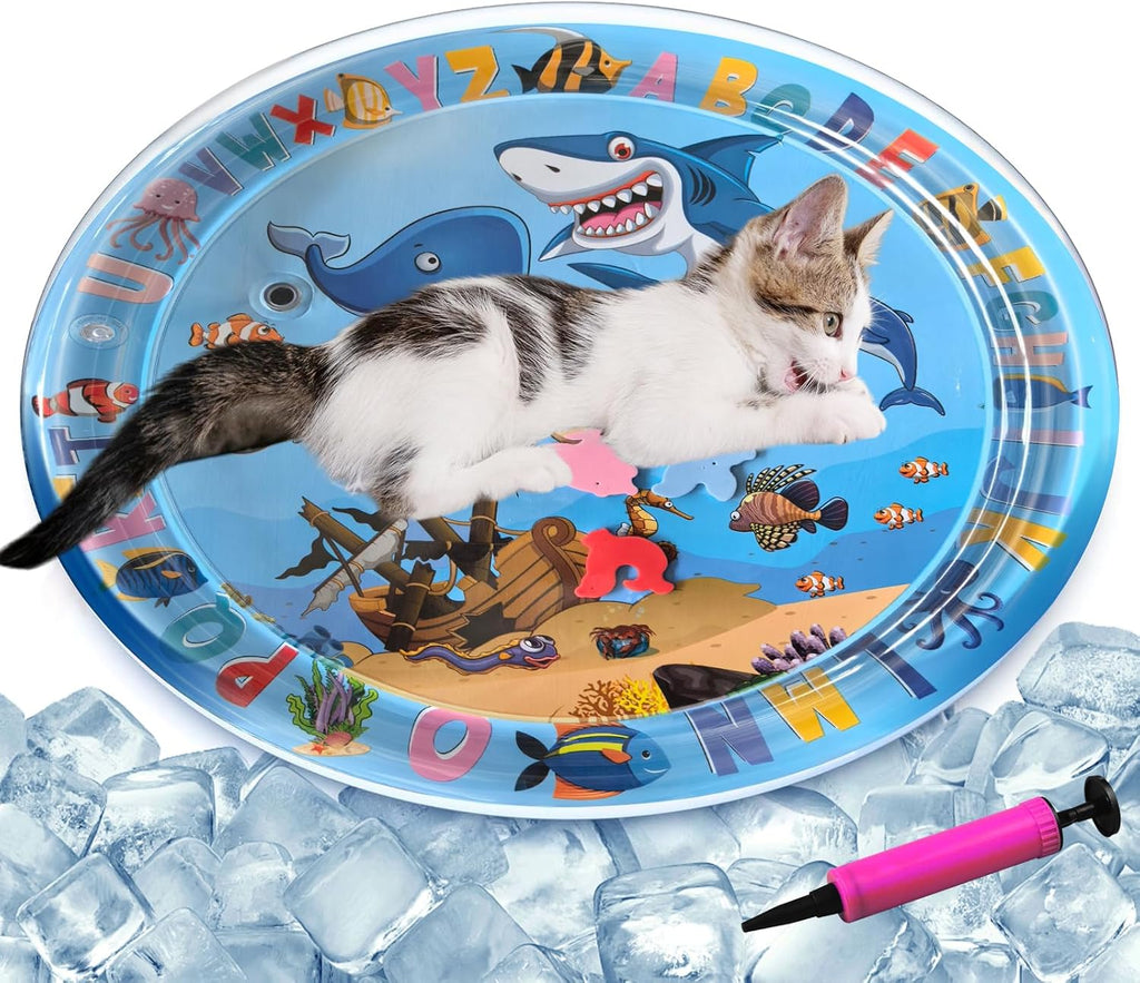 YumSur sensorische Wassermatte fuer Katzen und kleine Hunde 55 cm Stil05