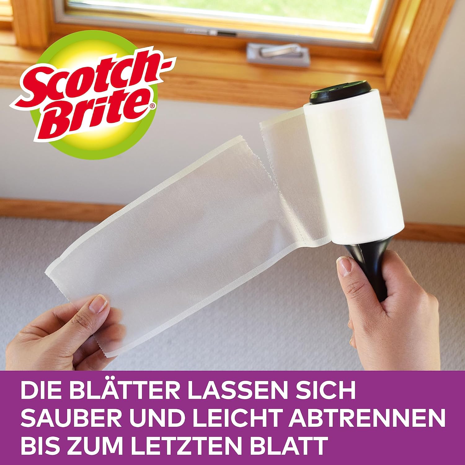 Scotch-Brite Fusselroller Everyday Clean mit 56 Blatt