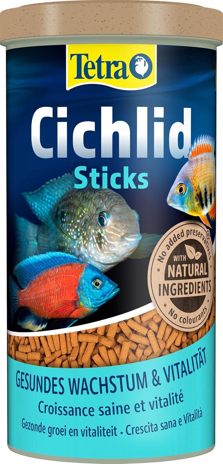 Tetra Cichlid Sticks schwimmendes Futter fuer grosse Cichliden