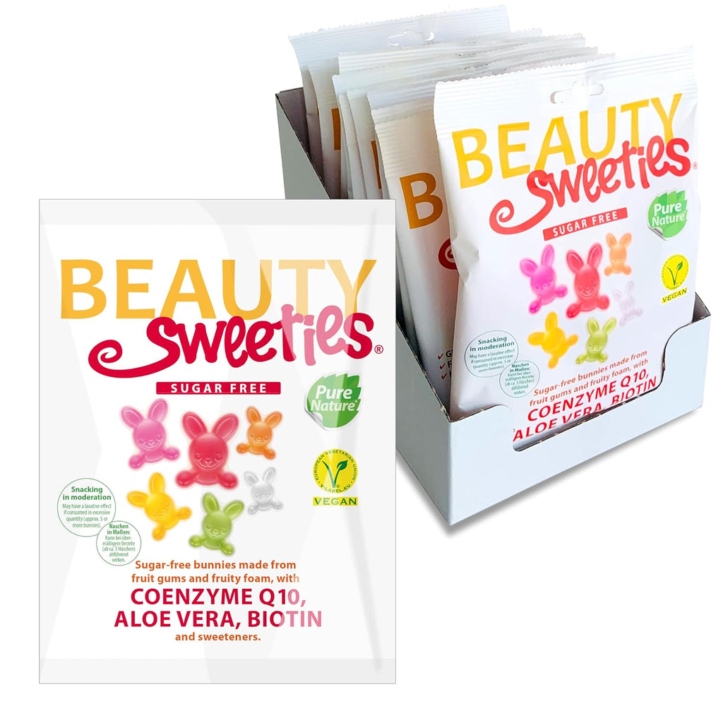 Beautysweeties Zuckerfreie Fruchtgummi Hasen vegan