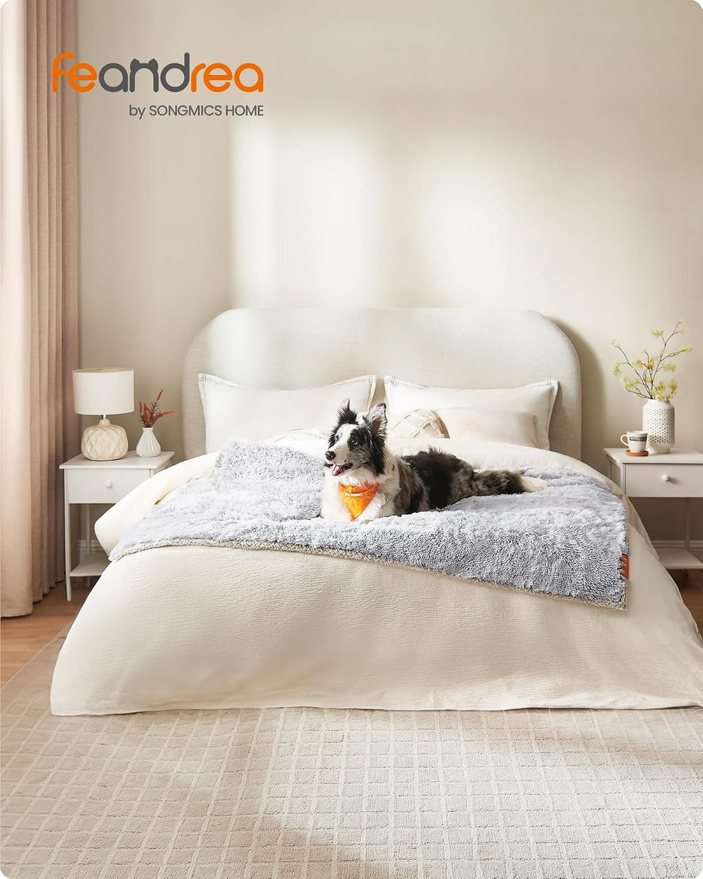 Feandrea Hundedecke Sherpa beidseitig wasserdicht S 73x63 cm Ombré 63cm-203cm