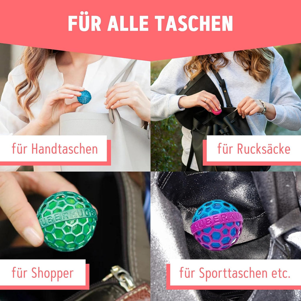 Sauberkugel Taschenreiniger wiederverwendbar fuer Handtaschen Polsterung