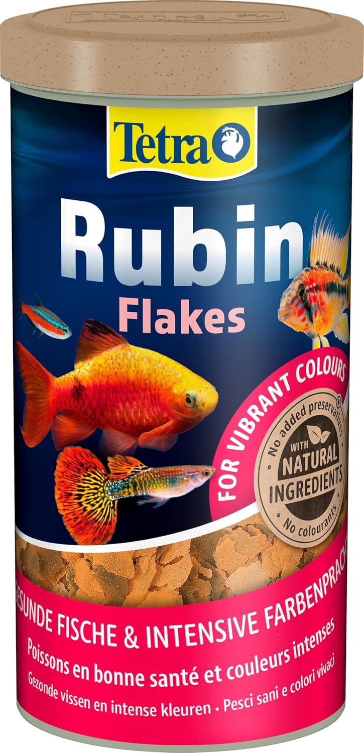 Tetra Rubin Flakes Fischfutter fuer farbintensive Zierfische