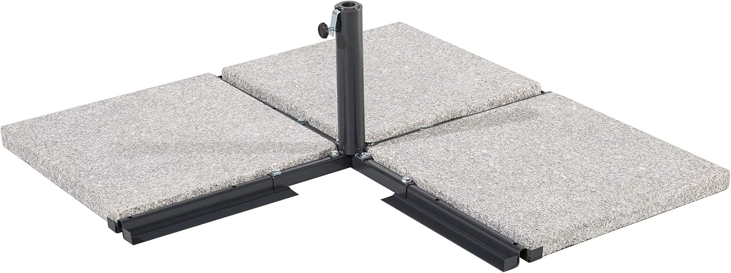 Schneider Plattenstaender Standard 837-15 anthrazit Stahl fuer Wegeplatten