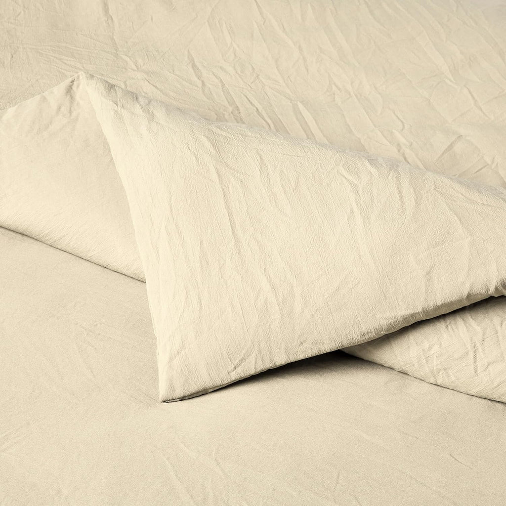 Amazon Basics Bettwaesche 135x200 cm 2-teilig Mikrofaser blau 200cm
