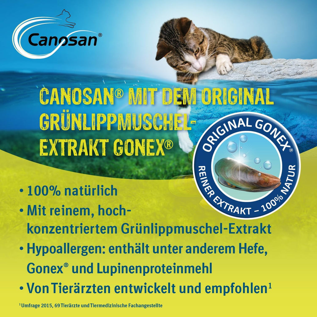 Canosan Kautabletten 30 Stk Grünlippmuschel Katzen Gelenkgesundheit