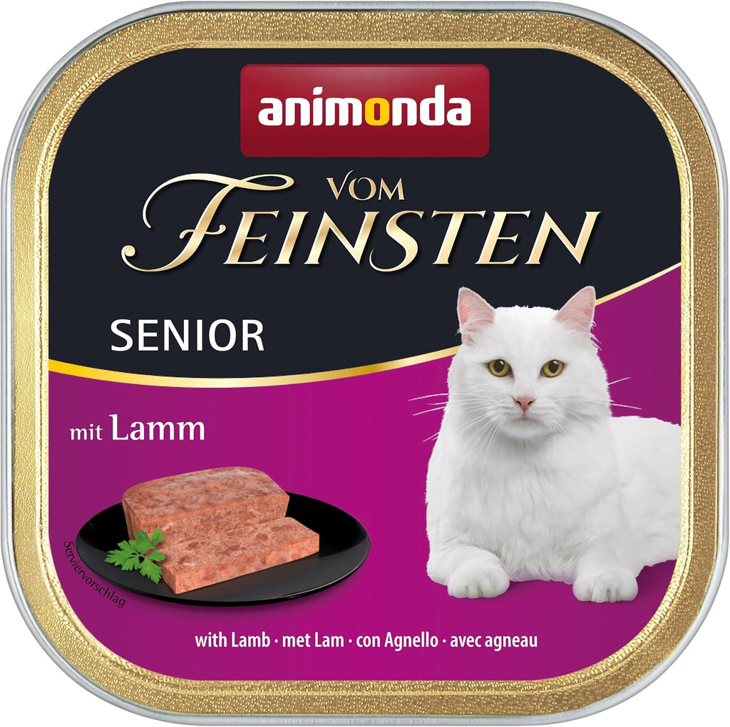 Animonda Vom Feinsten Senior Gefluegel Katzenfutter nass 32x100g, verschiedene So