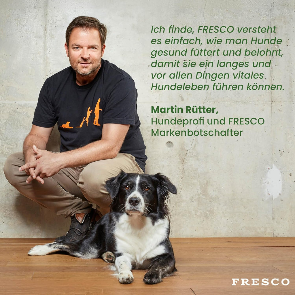 FRESCO Dog Martin Ruetter Trainingsknoechelchen 1 kg Insektenprotein getreidefrei