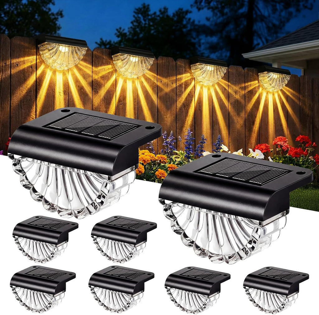 GEARLITE Solarlampen 8er Set LED Warmweiss IP65 Wasserdicht Garten Licht