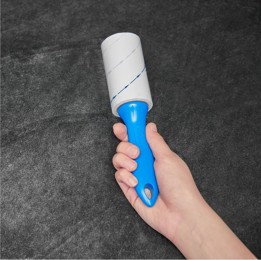 PetLovers Fusselrolle 450 Blatt extra klebrig fuer Tierhaare auf Kleidung und Moebeln