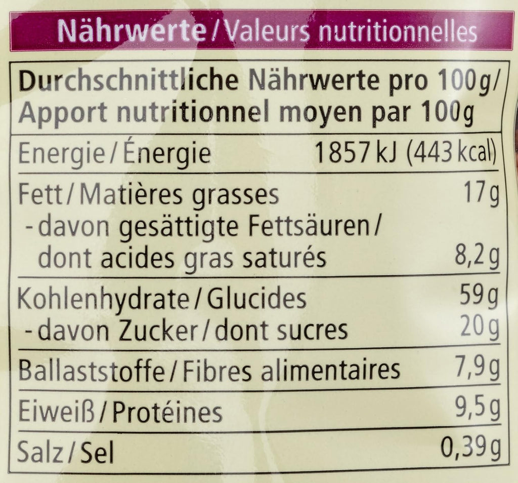 Bio Hafer Crunchy Schoko Knuspermuesli verschiedene Sorten