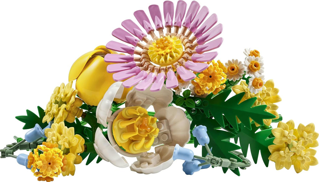 LEGO 10342 Botanicals Blumenstrauss rosa Kunstblumen Set