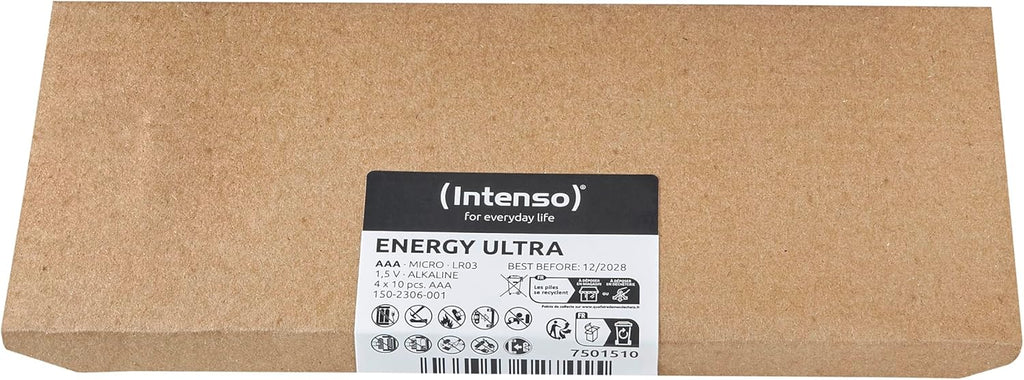 Intenso AAA LR03 Batterie Gelb-Schwarz 40 Stueck