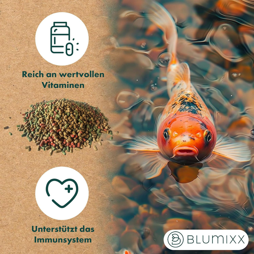 Teichfutter Sticks Mix Tricolore - Koifutter Goldfischfutter mit Vitaminen
