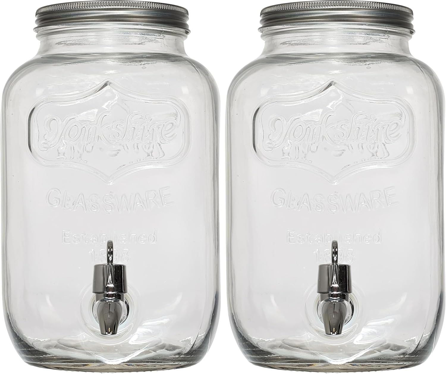 Saveur et Degustation Fontaine Glasgetraenk klar Glas 15x15x25,5cm 25,5cm