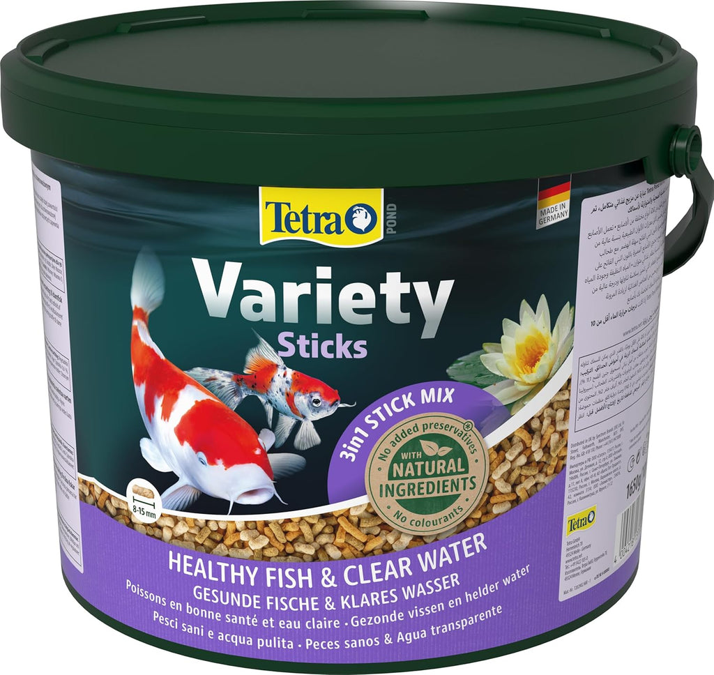Tetra Pond Variety Sticks Teichfutter Beutel - | Mix aus drei Sticks