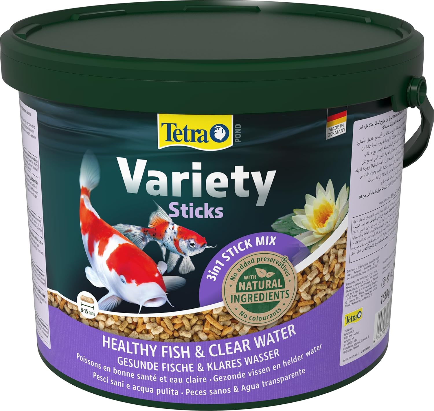 Tetra Pond Variety Sticks Teichfutter Beutel - | Mix aus drei Sticks