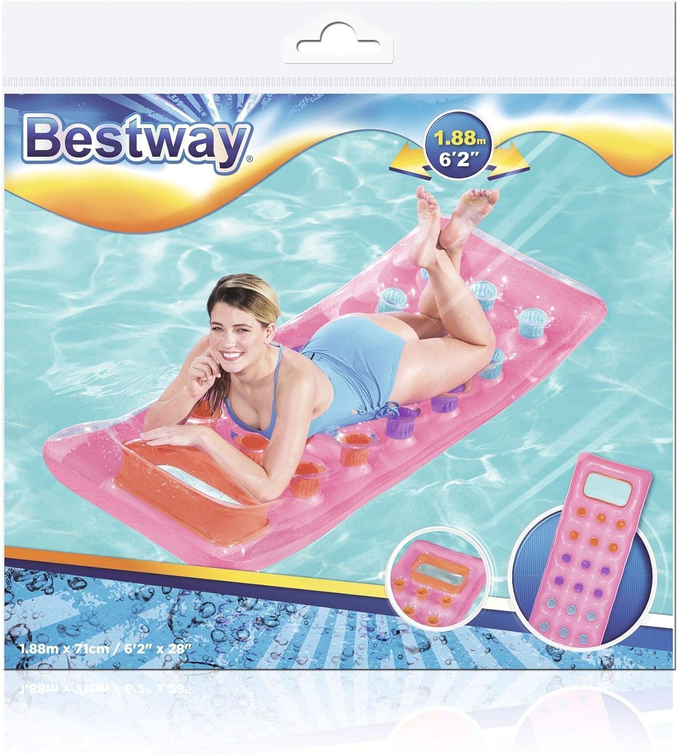 Bestway Luftmatratze Fashion Lounge 71cm Aufblasbar Wasserliege