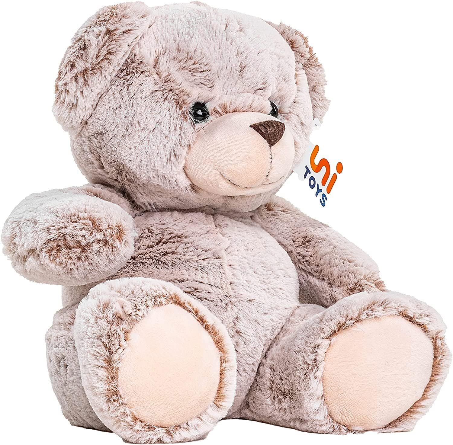 Uni-Toys Teddybaer Plueschtier 24 cm hellbraun superweich Kuscheltier