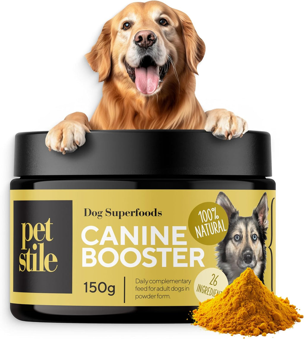 Canine Booster Pulver mit Gruenlippmuschel-Extrakt und 26 Wirkstoffen