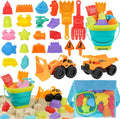 Sandspielzeug 26-teilig Kinder Strand Set mit Eimer Schaufel Foermchen