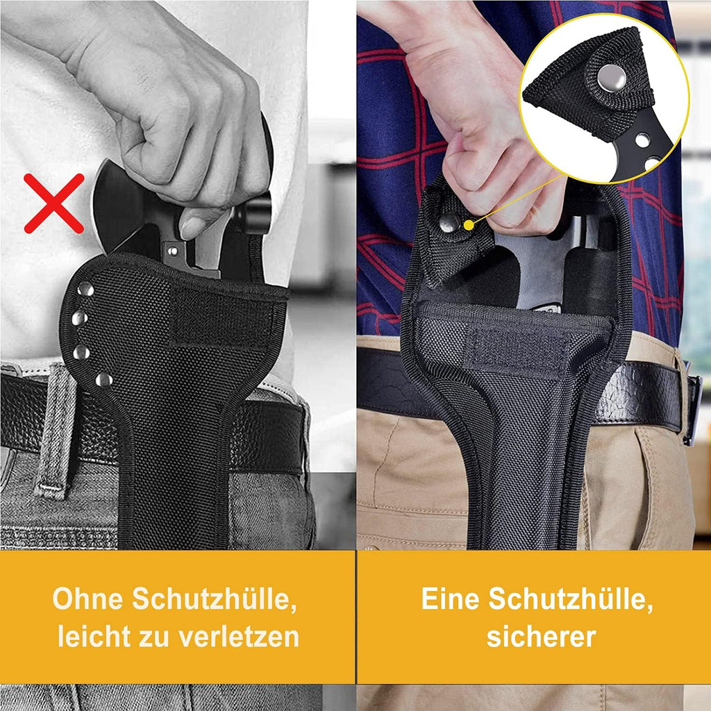 Multitool 16-in-1 Camping Survival Werkzeug Zange Axt Klappmesser Edelstahl schw