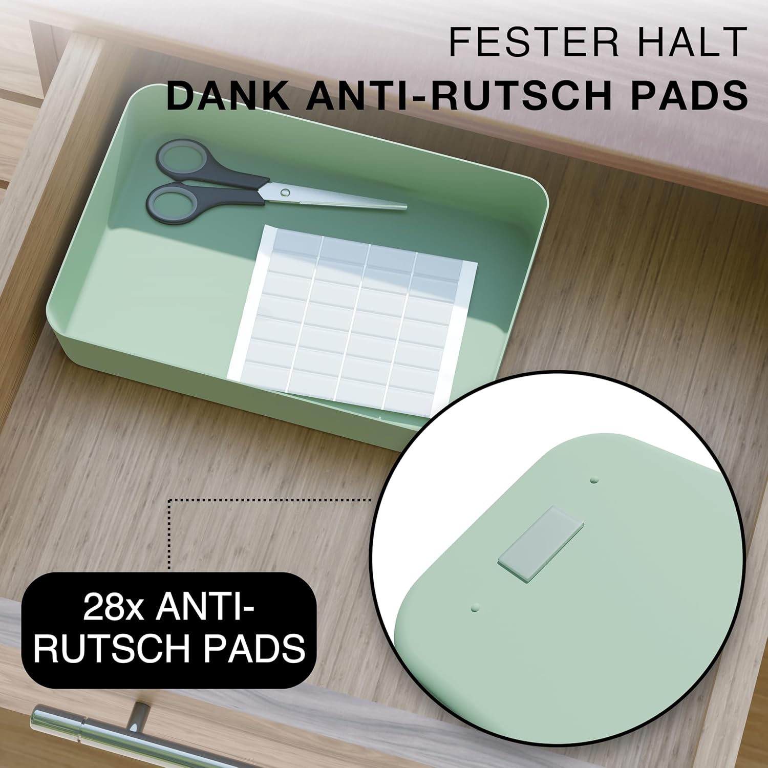 Schubladen Organizer Set Schubladentrenner Schreibtisch Sortierbox