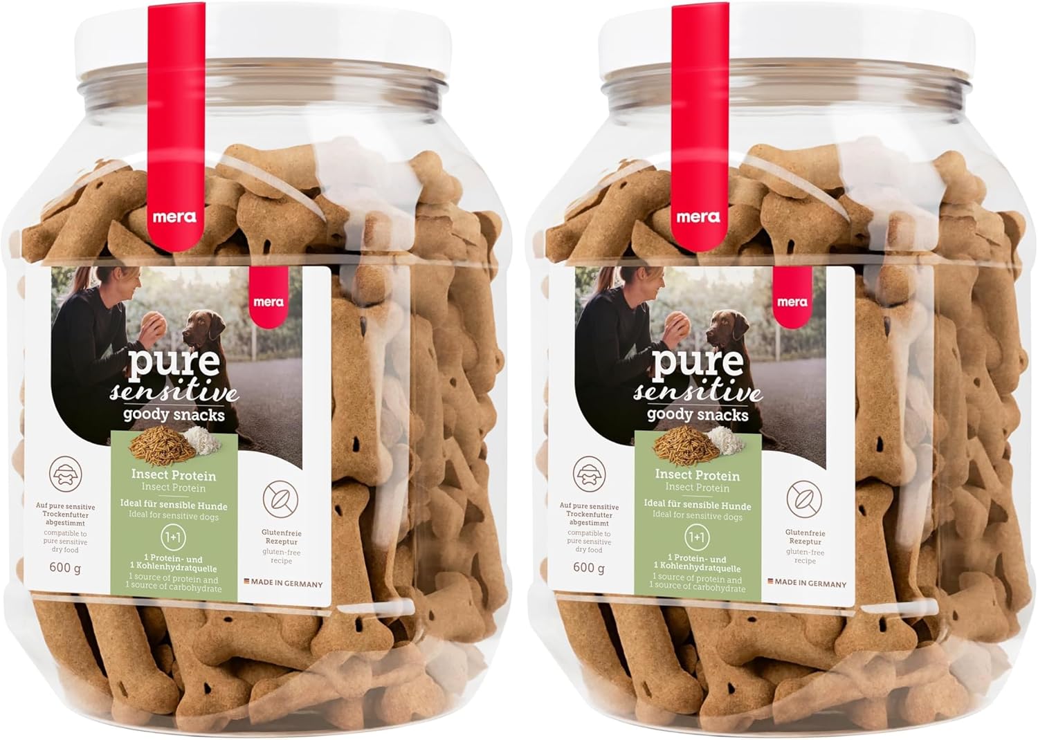 MERA Pure Sensitive Goody Snack Insect 600g Hundeleckerli Insektenprotein gluten
