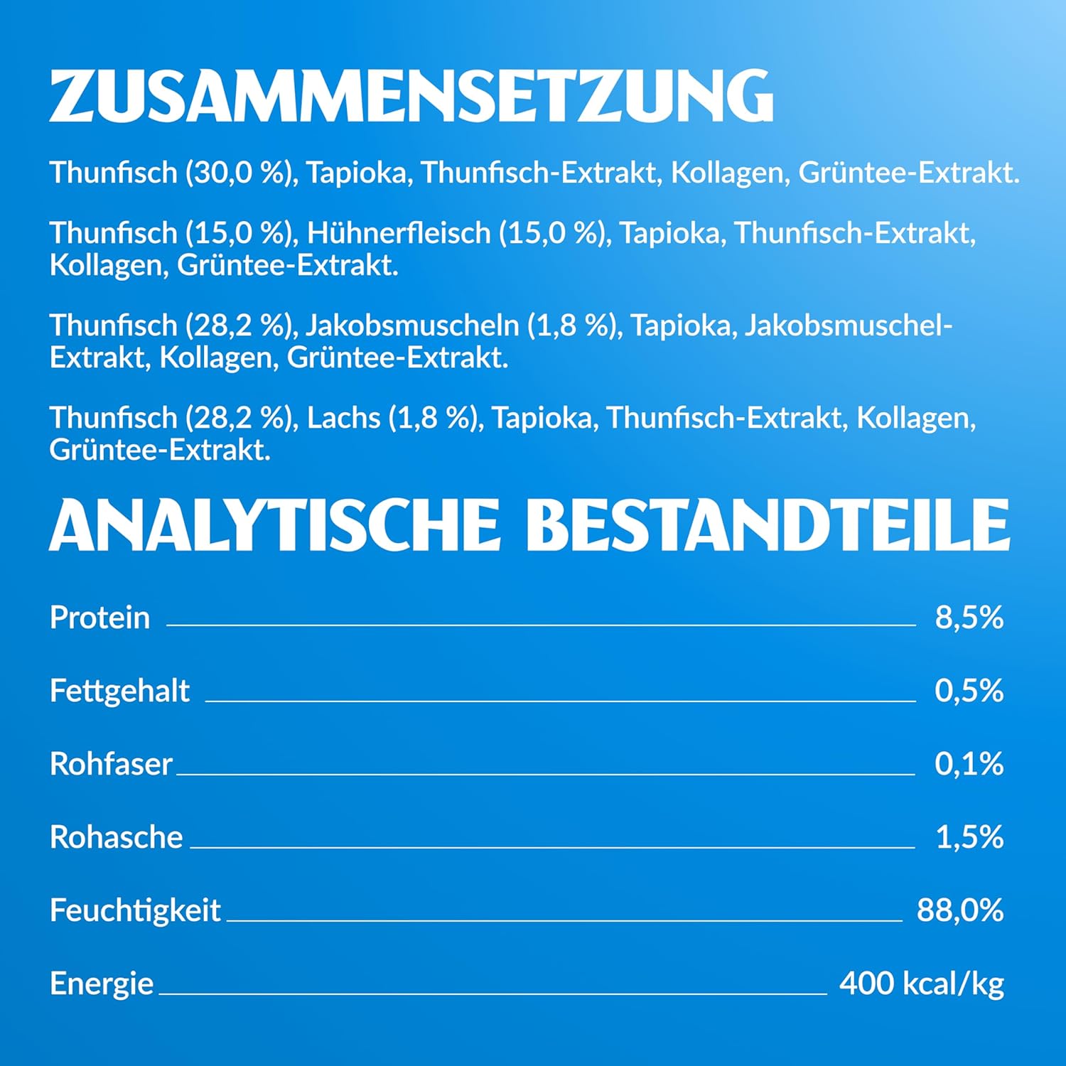 INABA Churu Puree Katzenleckerlis Variety Box 50 x Thunfisch Huhn