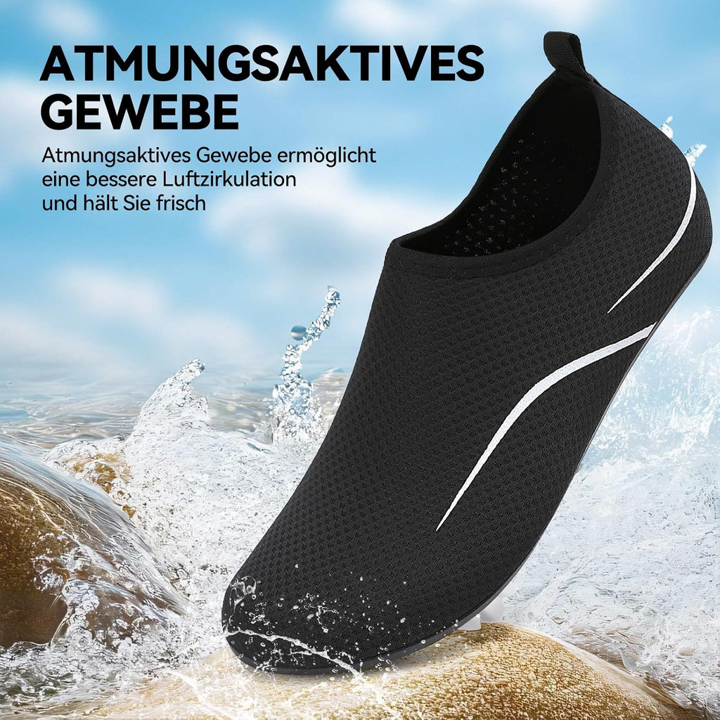 VOLHAL Wasserschuhe Unisex - Badeschuhe Strandschuhe Quick‑Dry fuer Damen/Herren
