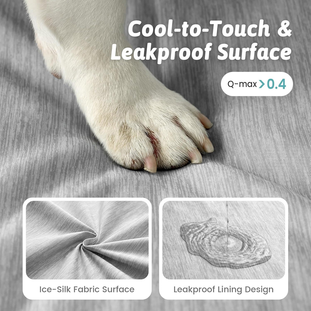 COZY KISS Hundebett 61x41x7,5cm kuehlend orthopaedisch und rutschfest