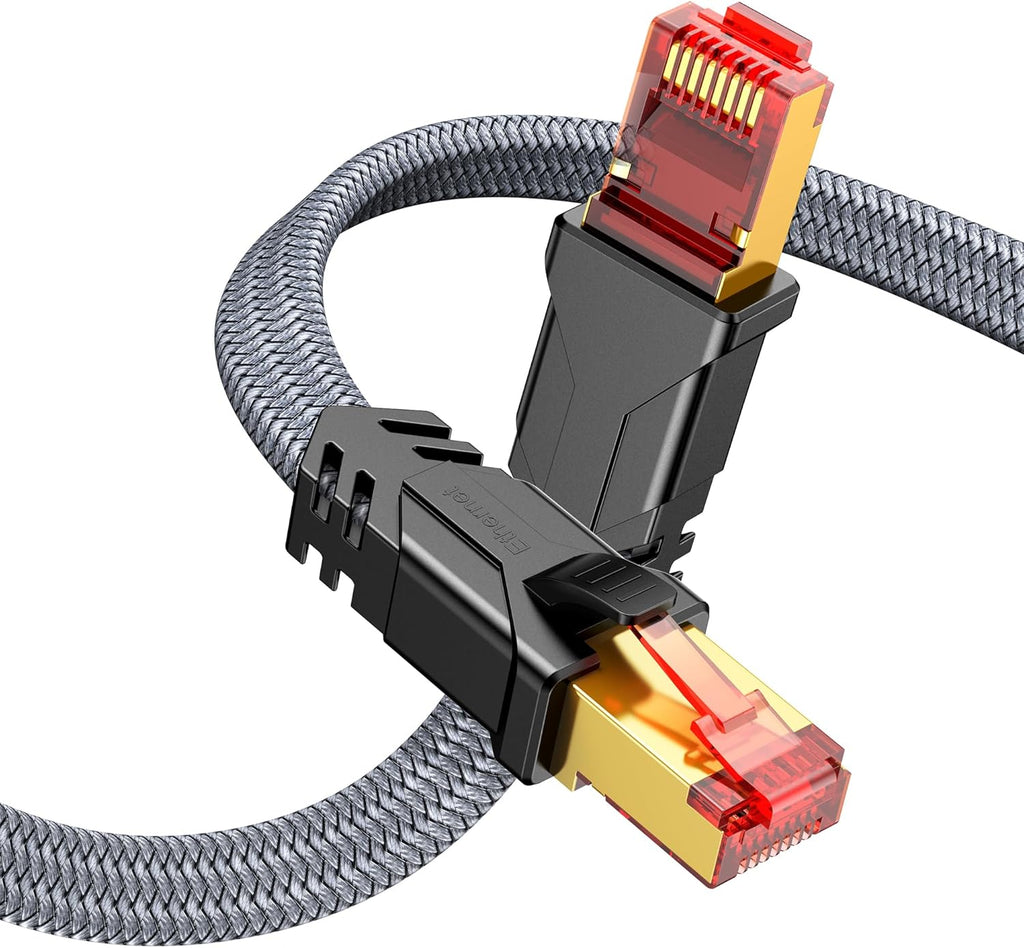 CAT8 Netzwerkkabel 5 m 40 Gbps 2000 MHz Ethernet Kabel 0,25m-31m