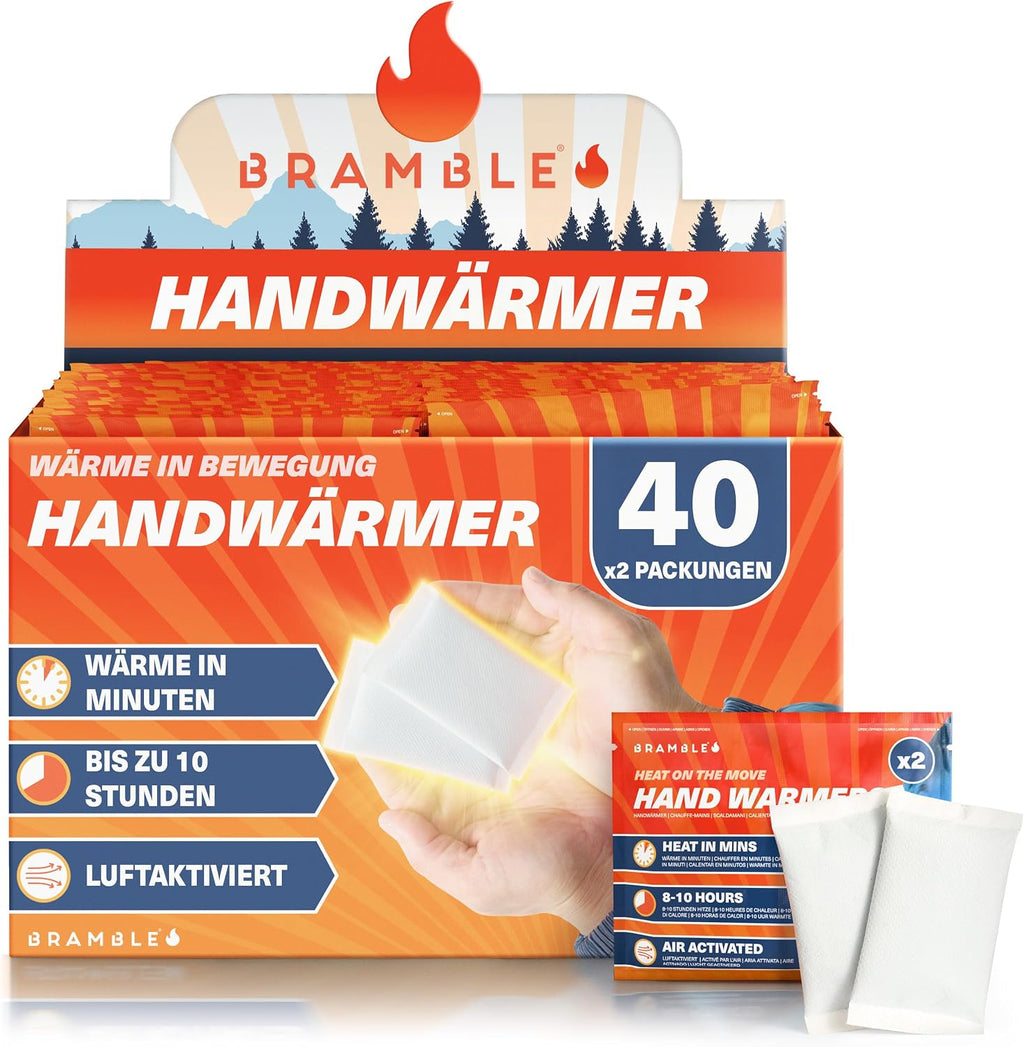 Bramble Handschuhwaermer luftaktivierte Taschenwaermer fuer Outdoor Aktivitaeten