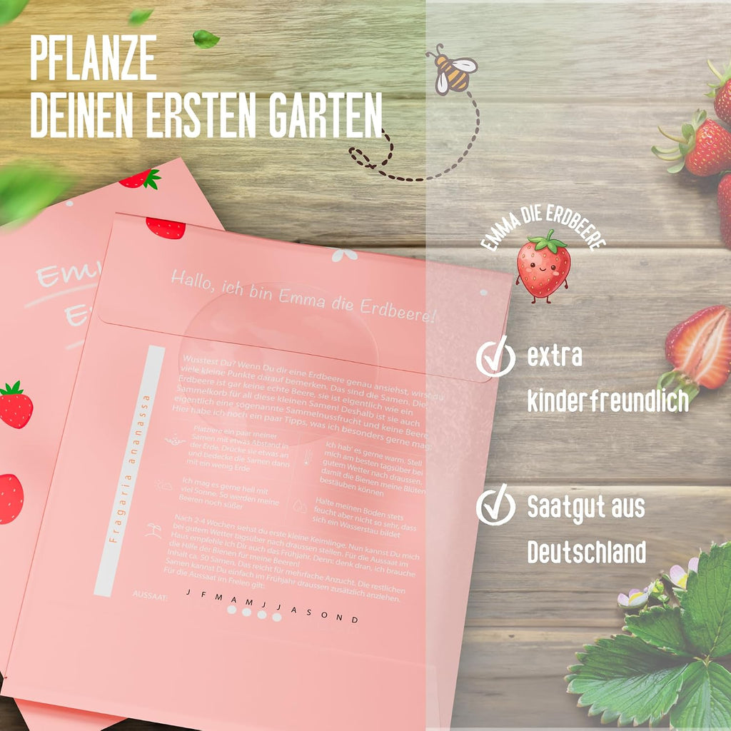 Mein Erster Garten Anzuchtset fuer Kinder Saatgut Pflanzset