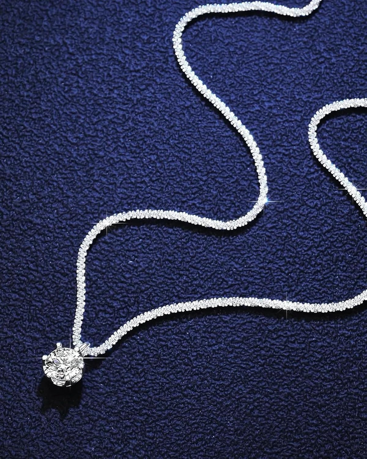 Silberkette 925 Damen mit Kristallanhaenger Rosa/Weiss/Gruen personalisiert