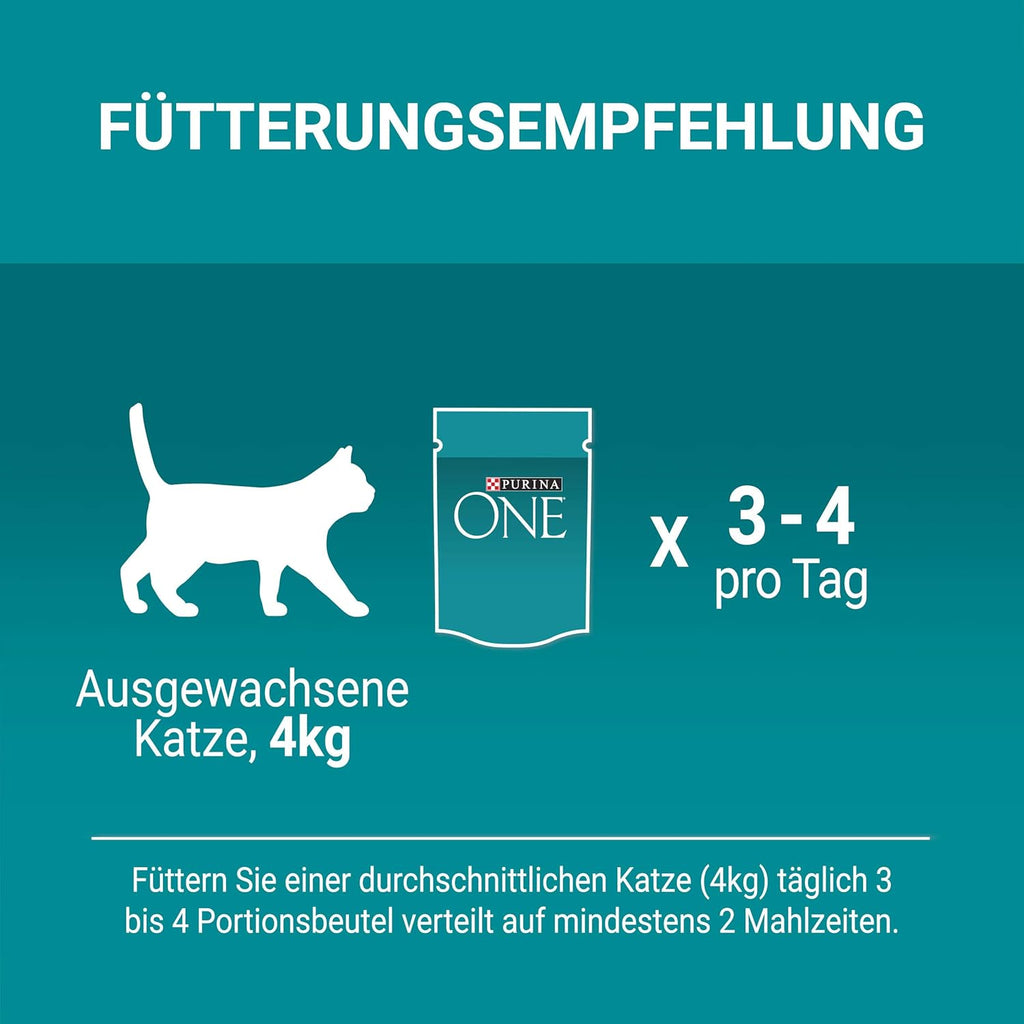 Purina ONE Nassfutter Huhn Coat & Hairball 26 x ()