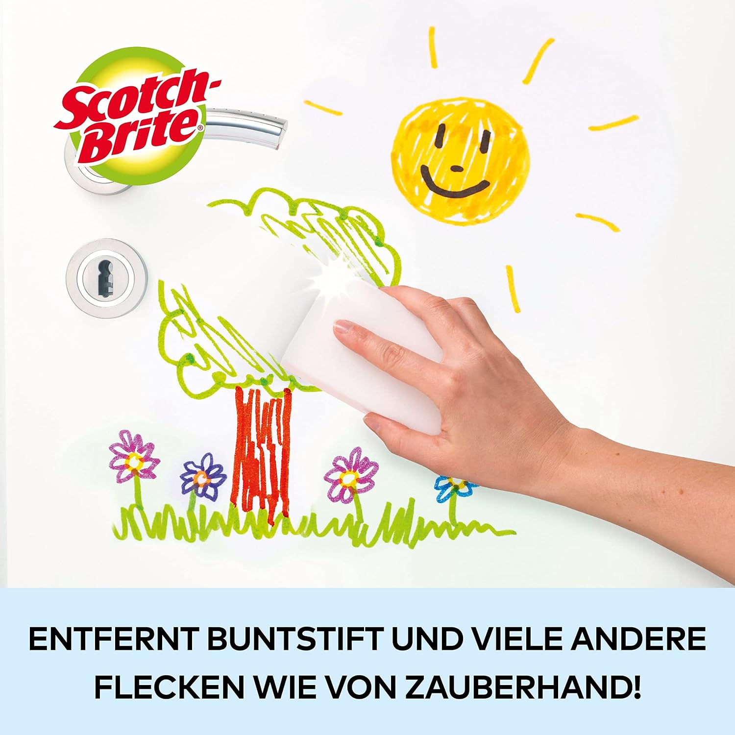 Scotch-Brite Delicate Reinigungsschwamm kratzfrei 10 Stueck