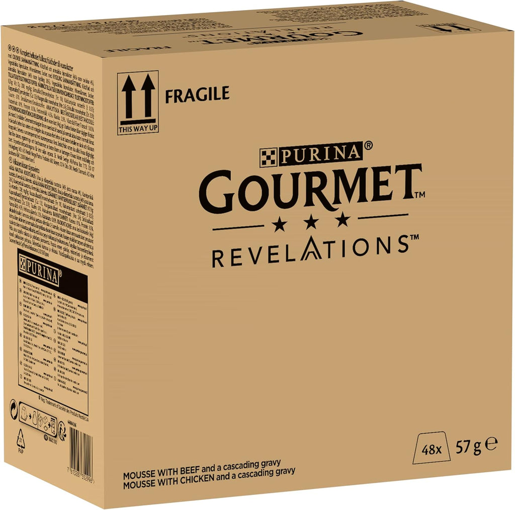 Gourmet Revelations Katzen Mousse Huhn & Rind 48 x, verschiedene Sorten - 4