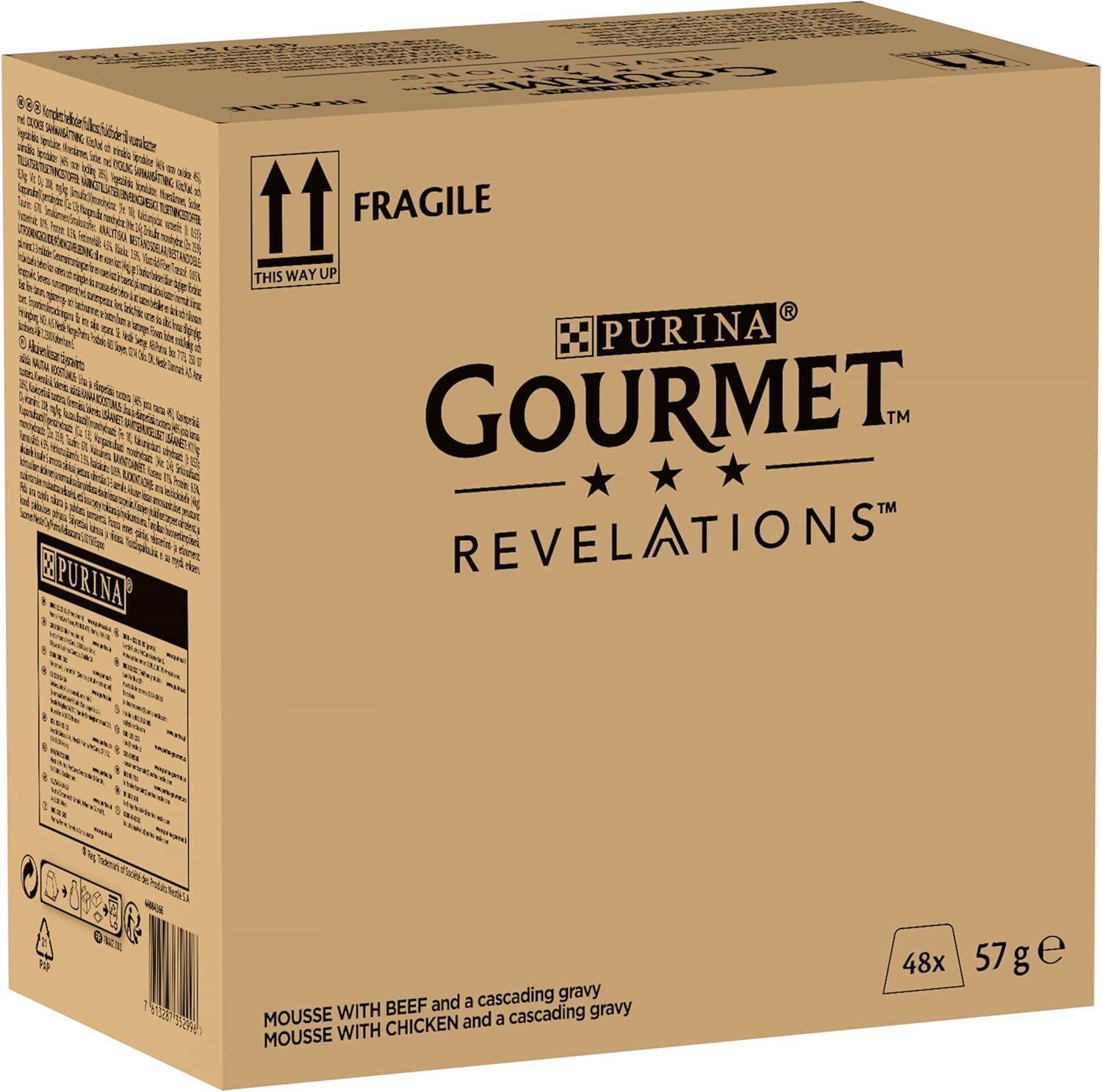 Gourmet Revelations Katzen Mousse Huhn & Rind 48 x, verschiedene Sorten - 4