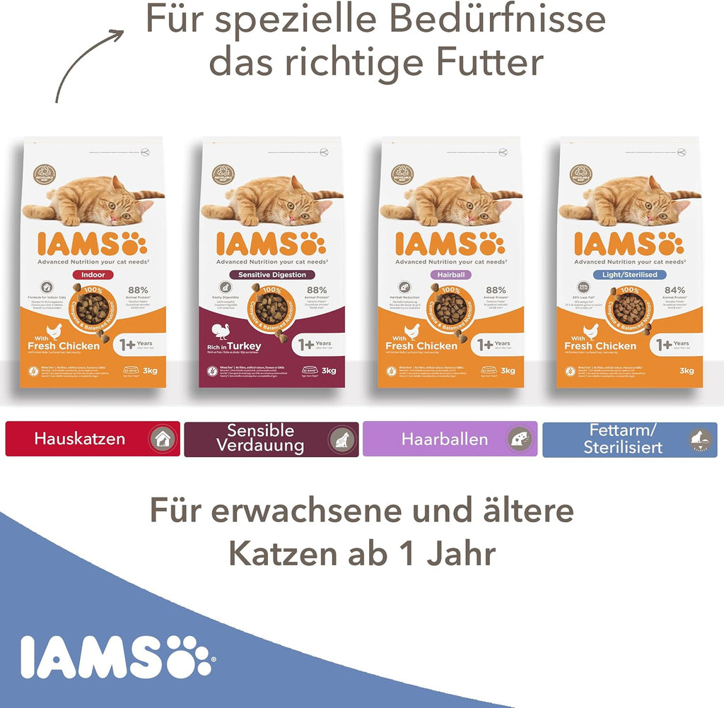 IAMS Sterilised Katzenfutter Huhn Trockenfutter ab 1 Jahr