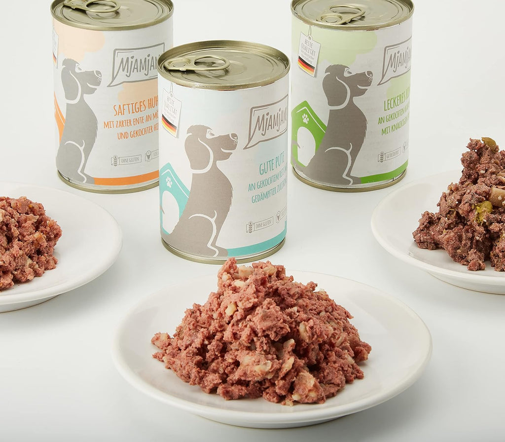 Hunde Nassfutter Mixpaket 400g verschiedene Geschmacksrichtungen